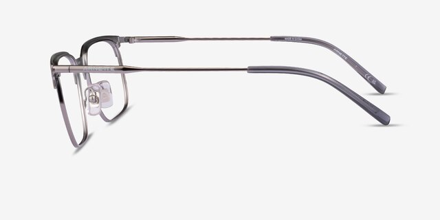 ARNETTE Maybe Mae Gunmetal MetalEyeglass Frames from EyeBuyDirect, Side View