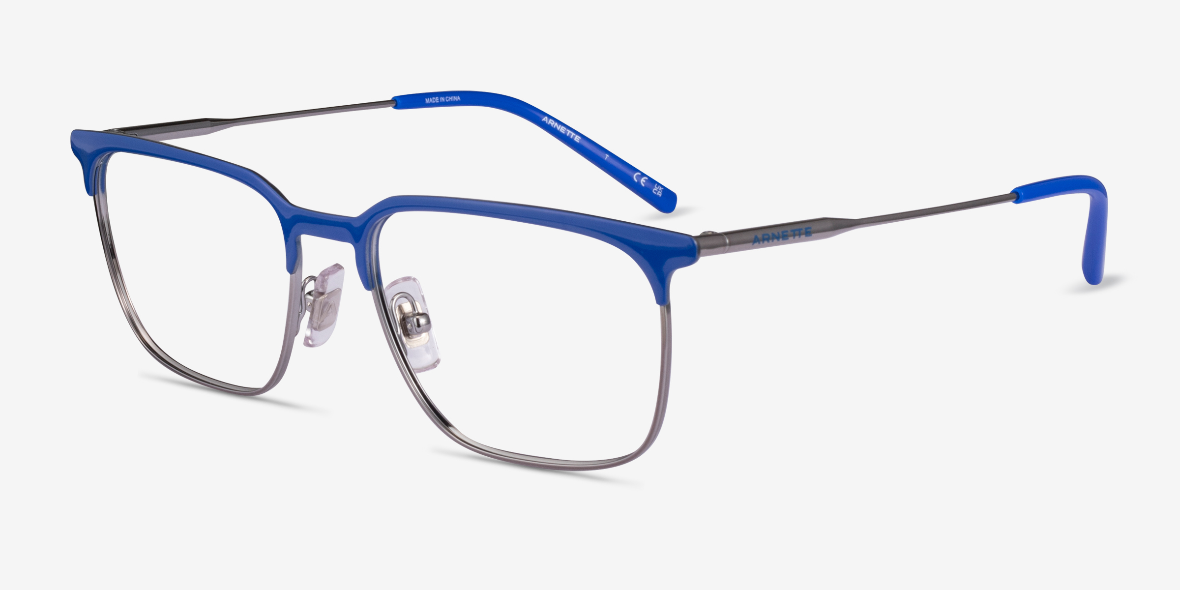 ARNETTE Maybe Mae - Square Royal Blue Frame Eyeglasses | Eyebuydirect