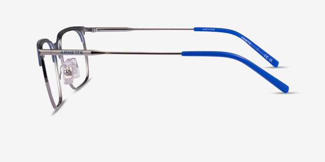 ARNETTE Maybe Mae Royal Blue MetalEyeglass Frames from EyeBuyDirect, Side View