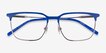 ARNETTE Maybe Mae Royal Blue MetalEyeglass Frames from EyeBuyDirect, Closed View