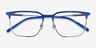 ARNETTE Maybe Mae Royal Blue MetalEyeglass Frames from EyeBuyDirect, Closed View