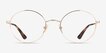 Vogue Eyewear VO4127 Pale Gold MetalEyeglass Frames from EyeBuyDirect, Front View