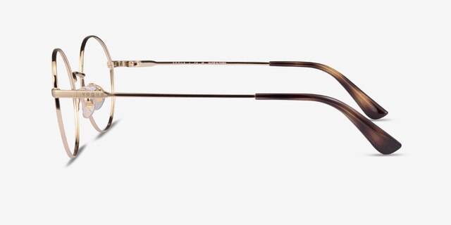 Vogue Eyewear VO4127 Pale Gold MetalEyeglass Frames from EyeBuyDirect, Side View