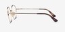 Vogue Eyewear VO4127 Pale Gold MetalEyeglass Frames from EyeBuyDirect, Side View