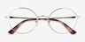 Vogue Eyewear VO4127 Pale Gold MetalEyeglass Frames from EyeBuyDirect, Closed View