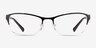 Vogue Eyewear VO4057B Black Silver MetalEyeglass Frames from EyeBuyDirect, Front View