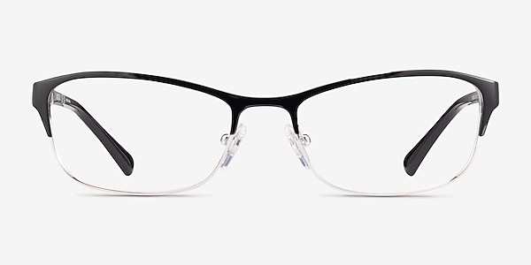 Vogue Eyewear VO4057B Black Silver Metal Eyeglass Frames
