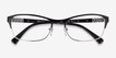 Vogue Eyewear VO4057B Black Silver MetalEyeglass Frames from EyeBuyDirect, Closed View