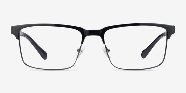 ARNETTE Component Shiny Black Metal Eyeglass Frames
