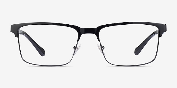 ARNETTE Component Shiny Black Metal Eyeglass Frames