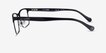 ARNETTE Component Shiny Black MetalEyeglass Frames from EyeBuyDirect, Side View