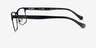 ARNETTE Component Shiny Black MetalEyeglass Frames from EyeBuyDirect, Side View