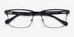 ARNETTE Component Shiny Black MetalEyeglass Frames from EyeBuyDirect, Closed View