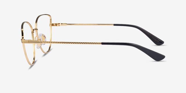 Vogue Eyewear VO4109 Black Gold MetalEyeglass Frames from EyeBuyDirect, Side View