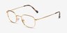 Vogue Eyewear VO4172 Gold MetalEyeglass Frames from EyeBuyDirect, Angle View