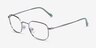 Vogue Eyewear VO4172 Gunmetal MetalEyeglass Frames from EyeBuyDirect, Angle View