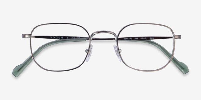Vogue Eyewear VO4172 Gunmetal MetalEyeglass Frames from EyeBuyDirect, Closed View