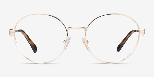 Vogue Eyewear VO4222 Pale Gold MetalEyeglass Frames from EyeBuyDirect, Front View