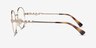 Vogue Eyewear VO4222 Pale Gold MetalEyeglass Frames from EyeBuyDirect, Side View
