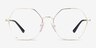 Vogue Eyewear VO4226 Shiny Pale Gold MetalEyeglass Frames from EyeBuyDirect, Front View