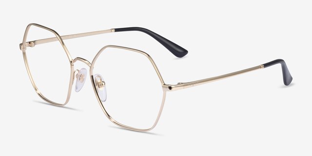 Vogue Eyewear VO4226 Shiny Pale Gold MetalEyeglass Frames from EyeBuyDirect, Angle View