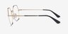 Vogue Eyewear VO4226 Shiny Pale Gold MetalEyeglass Frames from EyeBuyDirect, Side View
