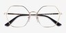 Vogue Eyewear VO4226 Shiny Pale Gold MetalEyeglass Frames from EyeBuyDirect, Closed View