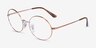Ray-Ban RB1970V Copper MetalEyeglass Frames from EyeBuyDirect, Angle View