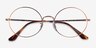 Ray-Ban RB1970V Copper MetalEyeglass Frames from EyeBuyDirect, Closed View