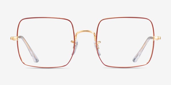 Ray-Ban RB1971V Top Red Metal Eyeglass Frames