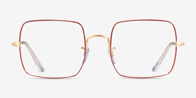 Ray-Ban RB1971V Top Red MetalEyeglass Frames from EyeBuyDirect, Front View
