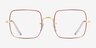 Ray-Ban RB1971V Top Red MetalEyeglass Frames from EyeBuyDirect, Front View