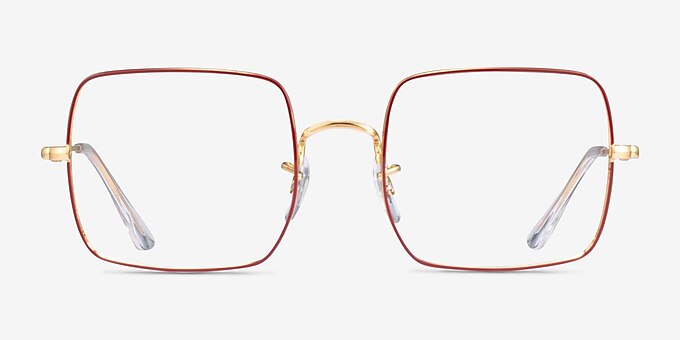 Ray-Ban RB1971V Top Red Metal Eyeglass Frames