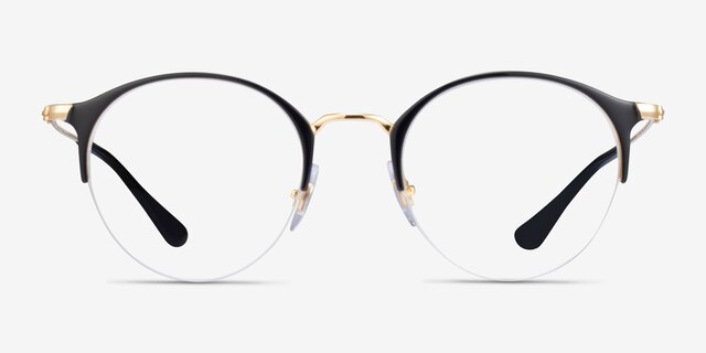 Ray-Ban RB3578V Matte Black On Arista MetalEyeglass Frames from EyeBuyDirect, Front View