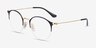Ray-Ban RB3578V Matte Black On Arista MetalEyeglass Frames from EyeBuyDirect, Angle View