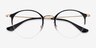 Ray-Ban RB3578V Matte Black On Arista MetalEyeglass Frames from EyeBuyDirect, Closed View