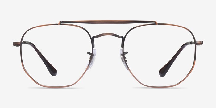 Ray-Ban RB3648V Antique Copper Métal Montures de lunettes de vue d'EyeBuyDirect
