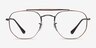 Ray-Ban RB3648V Antique Copper MetalEyeglass Frames from EyeBuyDirect, Front View