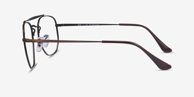 Ray-Ban RB3648V Antique Copper MetalEyeglass Frames from EyeBuyDirect, Side View