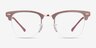 Ray-Ban RB3716VM Light Brown On Copper MetalEyeglass Frames from EyeBuyDirect, Front View