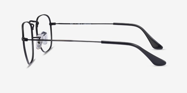 Ray-Ban RB3857V Frank Shiny Antique Gunmetal MetalEyeglass Frames from EyeBuyDirect, Side View