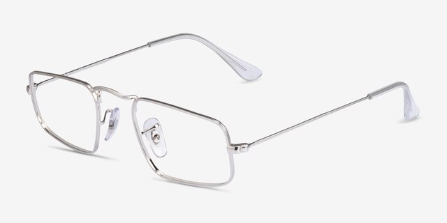 Ray-Ban RB3957V Julie Silver MetalEyeglass Frames from EyeBuyDirect, Angle View