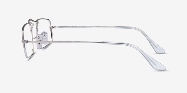Ray-Ban RB3957V Julie Silver MetalEyeglass Frames from EyeBuyDirect, Side View