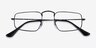 Ray-Ban RB3957V Julie Black MetalEyeglass Frames from EyeBuyDirect, Closed View