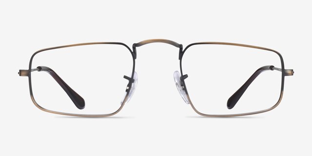 Ray-Ban RB3957V Julie Antique Gold MetalEyeglass Frames from EyeBuyDirect, Front View
