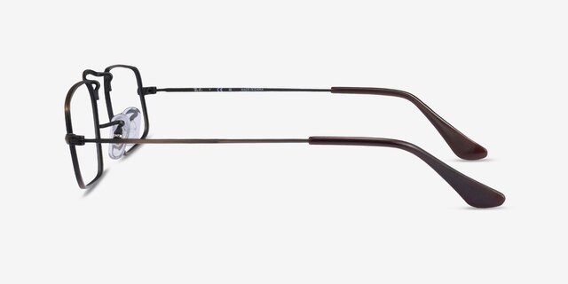 Ray-Ban RB3957V Julie Antique Gold MetalEyeglass Frames from EyeBuyDirect, Side View