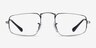 Ray-Ban RB3957V Julie Antique Gunmetal MetalEyeglass Frames from EyeBuyDirect, Front View