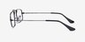 Ray-Ban RB3957V Julie Antique Gunmetal MetalEyeglass Frames from EyeBuyDirect, Side View
