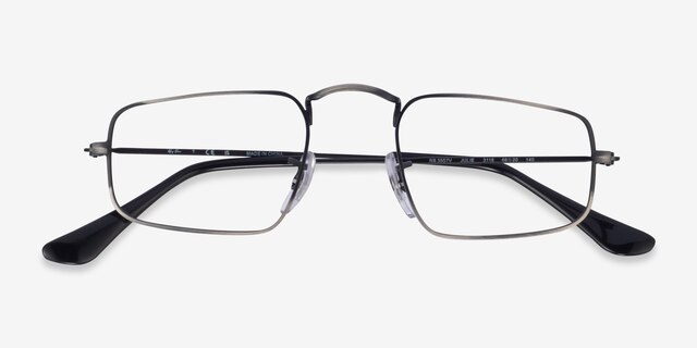 Ray-Ban RB3957V Julie Antique Gunmetal MetalEyeglass Frames from EyeBuyDirect, Closed View