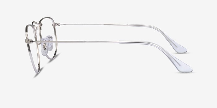 Ray-Ban RB3958V Elon Silver Metal Eyeglass Frames from EyeBuyDirect